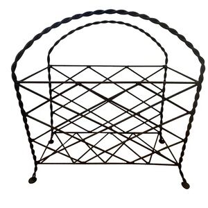 Wrought Iron  French style Magazine rack